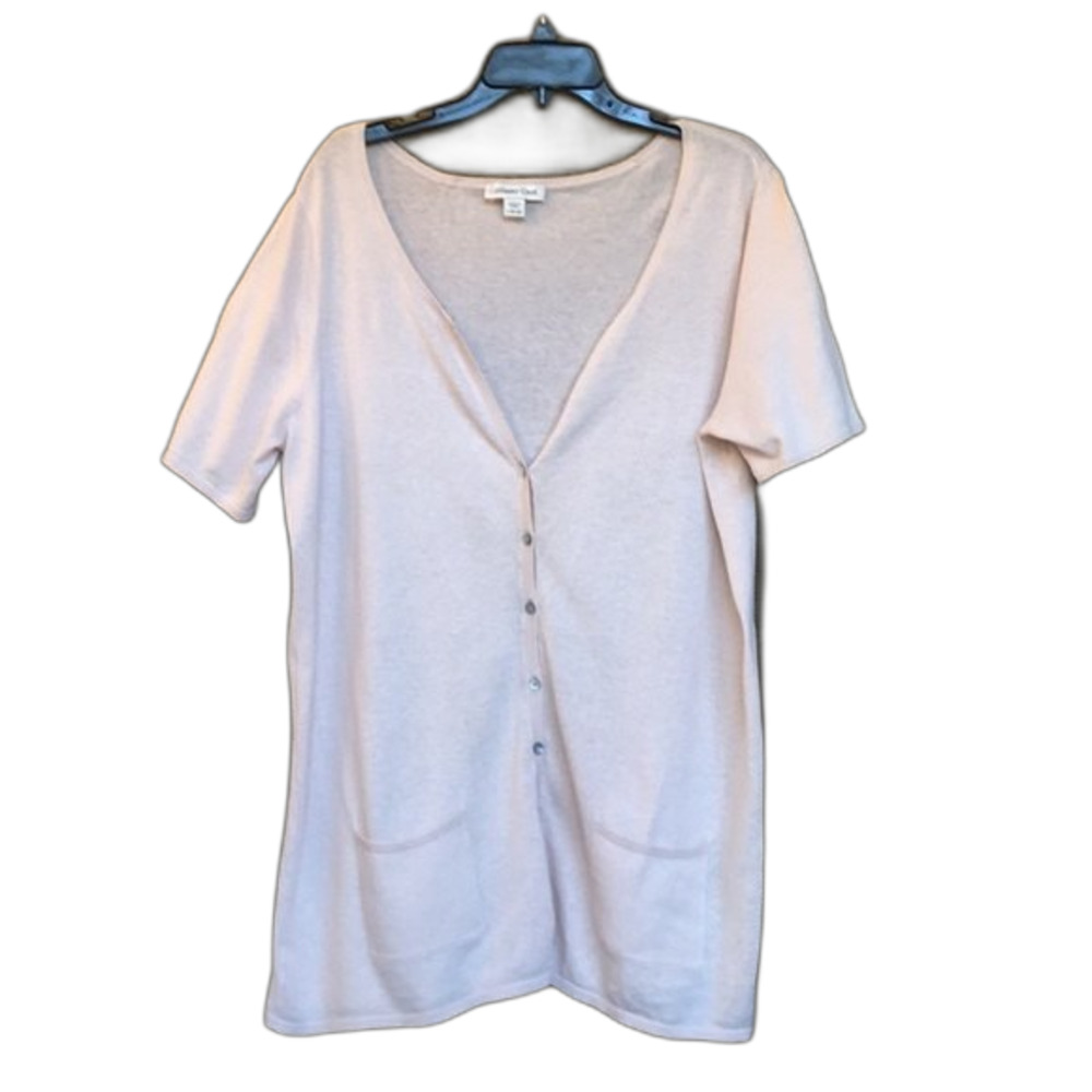 Coldwater Creek light pink cardigan sweater